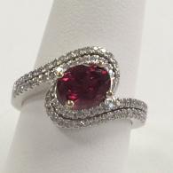White Gold Pink Tourmaline 