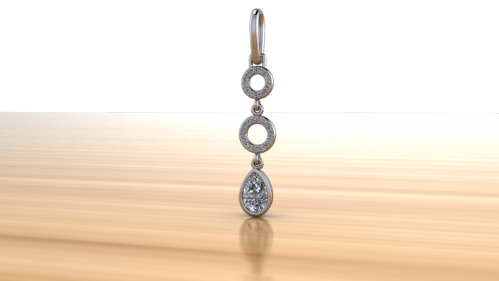 This is a stunning custom-designed pendant. 