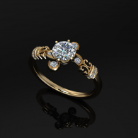 Classy Custom Engagement Ring
