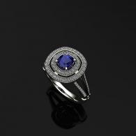 Sapphire Engagement Ring